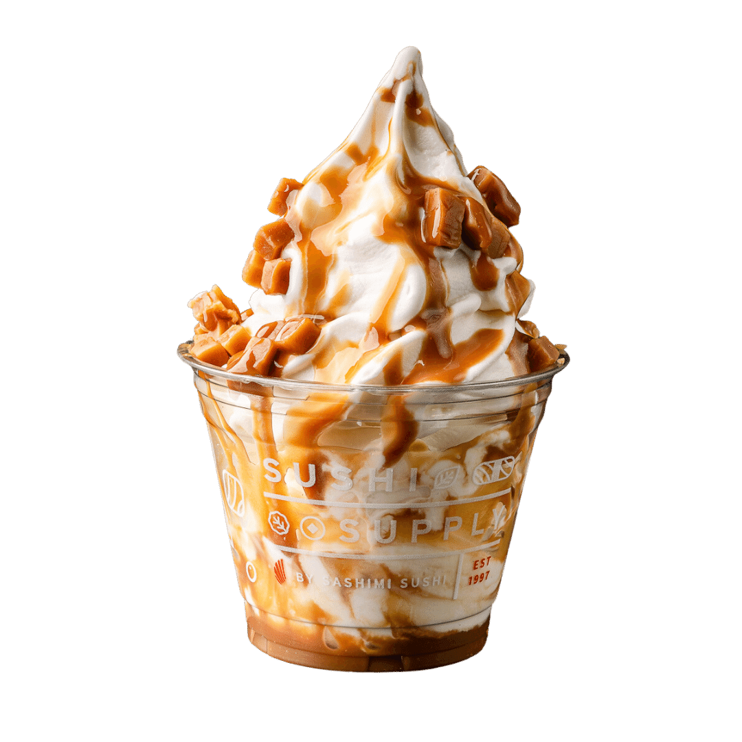 Salted Caramel Frozen Yogurt