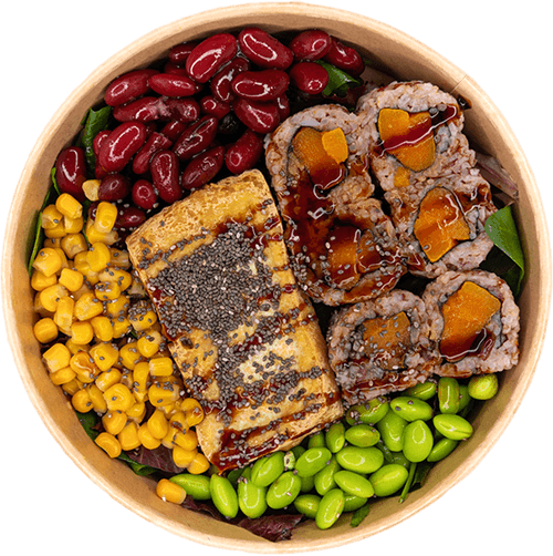 FRIED TOFU 'N' SUSHI SALAD