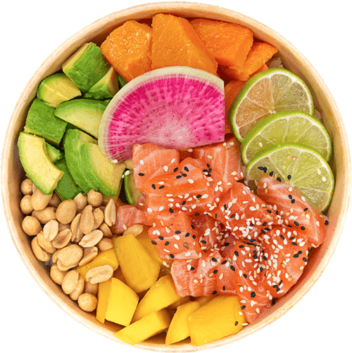 SALMON MANGO BOWL